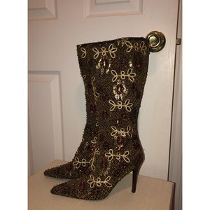 Jeweled boots